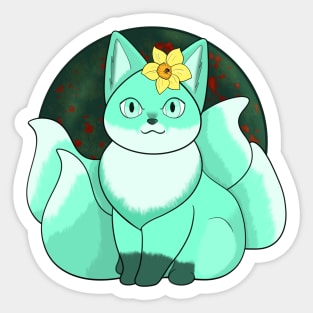 March Kitsune Sticker